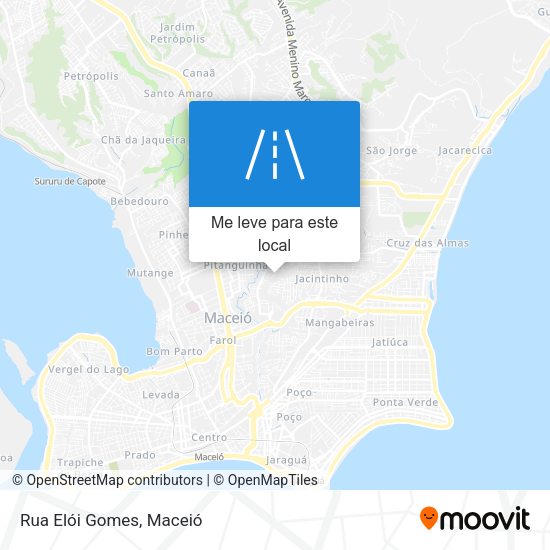 Rua Elói Gomes mapa