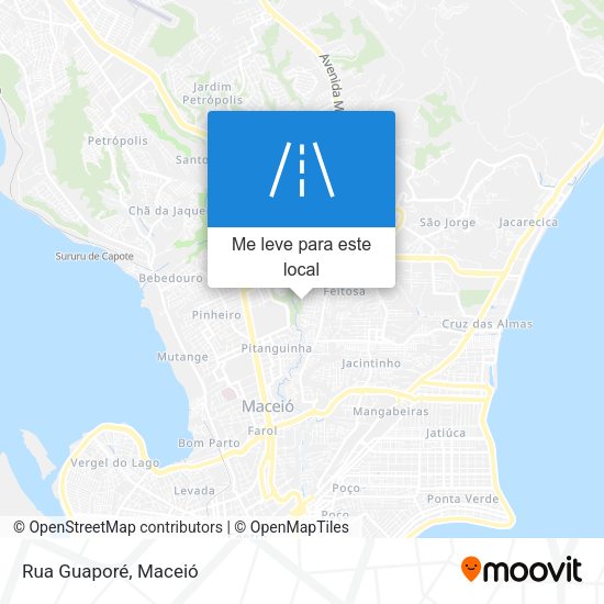 Rua Guaporé mapa