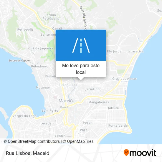 Rua Lisboa mapa