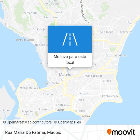 Rua Maria De Fátima mapa