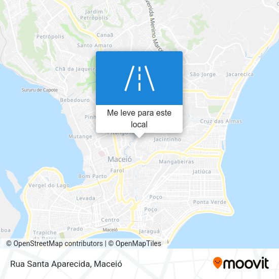 Rua Santa Aparecida mapa