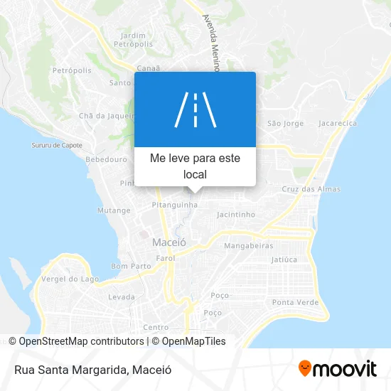 Rua Santa Margarida mapa