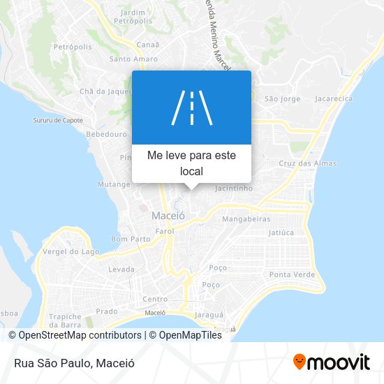 Rua São Paulo mapa