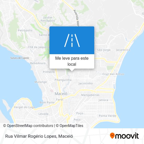 Rua Vilmar Rogério Lopes mapa