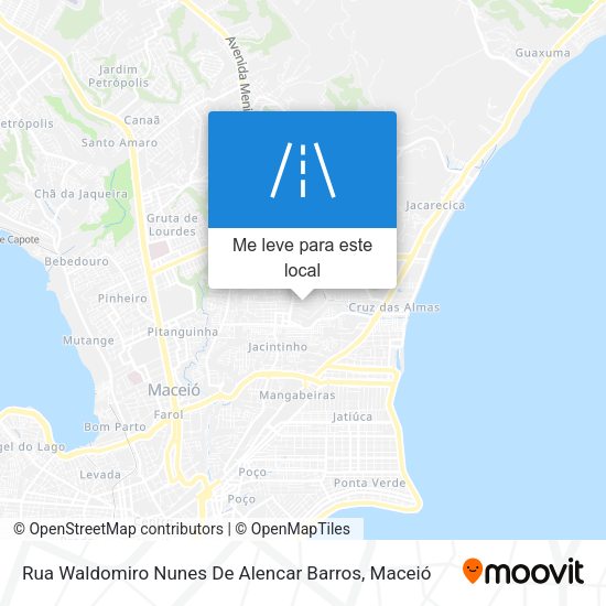 Rua Waldomiro Nunes De Alencar Barros mapa