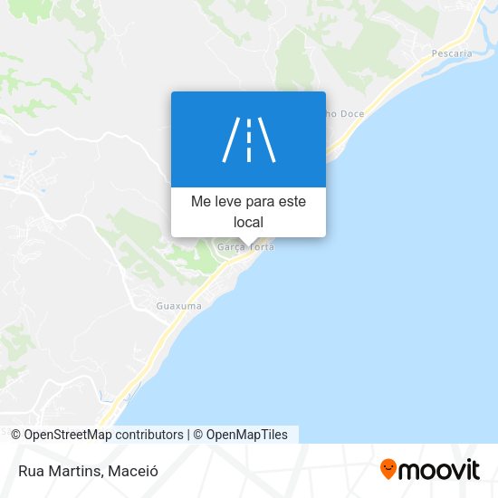 Rua Martins mapa