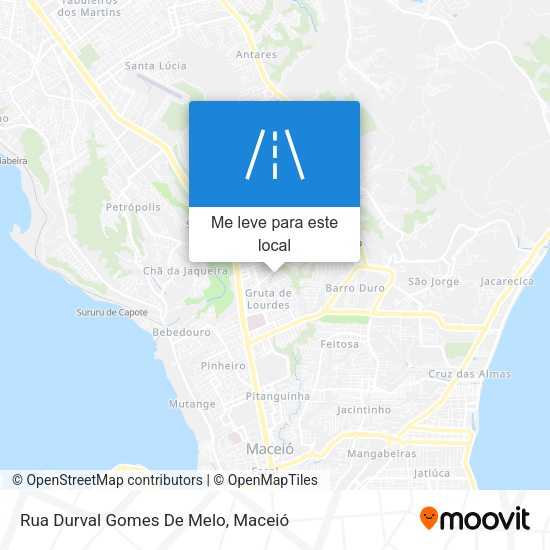 Rua Durval Gomes De Melo mapa