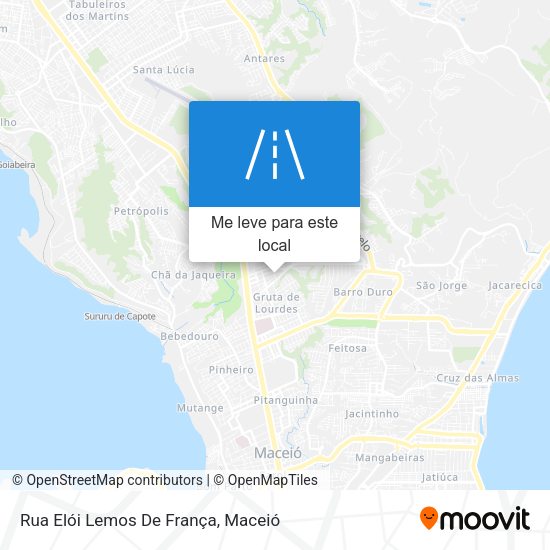 Rua Elói Lemos De França mapa