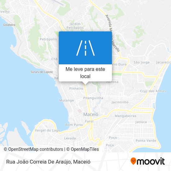 Rua João Correia De Araújo mapa