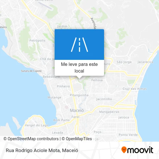 Rua Rodrigo Aciole Mota mapa