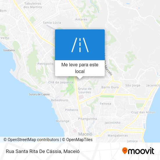 Rua Santa Rita De Cássia mapa