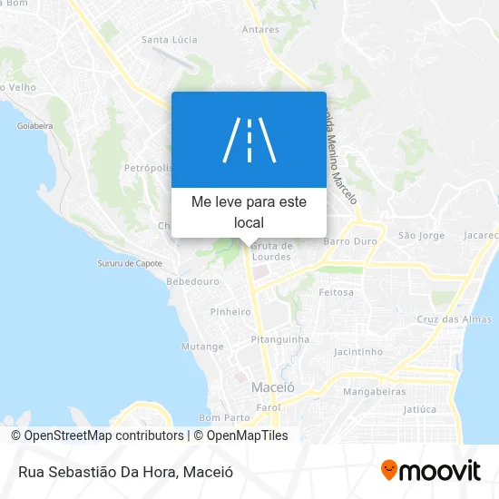 Rua Sebastião Da Hora mapa