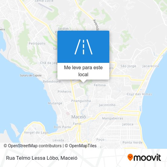 Rua Telmo Lessa Lôbo mapa