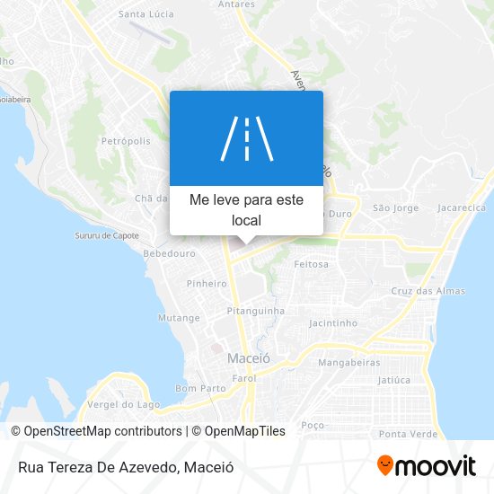 Rua Tereza De Azevedo mapa