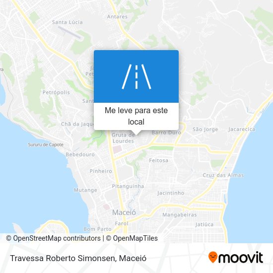 Travessa Roberto Simonsen mapa