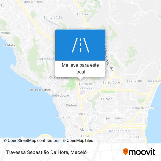 Travessa Sebastião Da Hora mapa