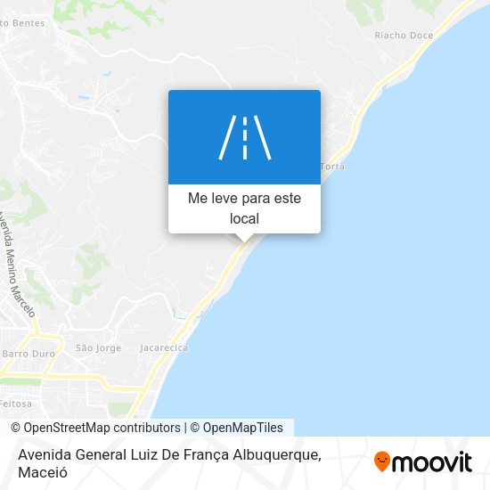 Avenida General Luiz De França Albuquerque mapa