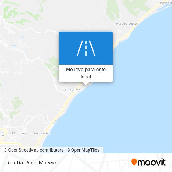 Rua Da Praia mapa