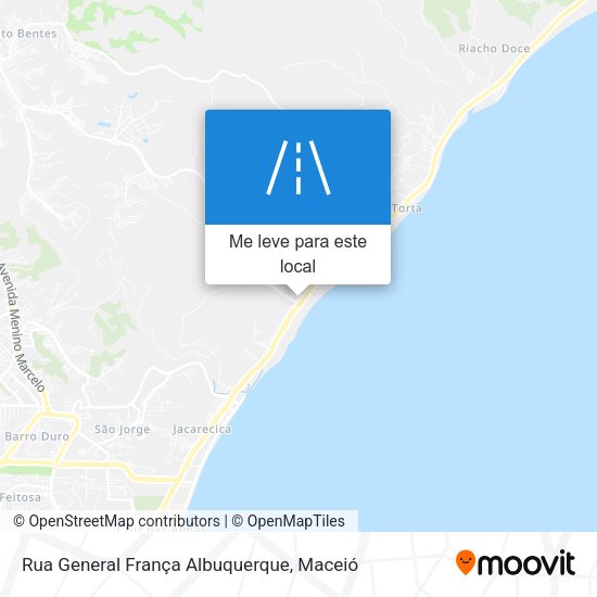 Rua General França Albuquerque mapa
