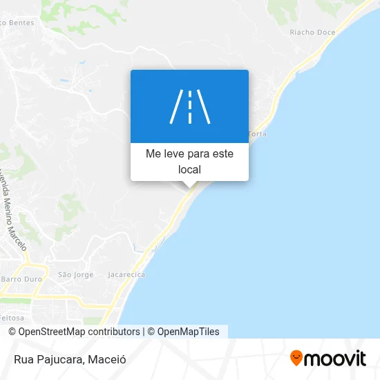 Rua Pajucara mapa