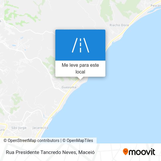 Rua Presidente Tancredo Neves mapa