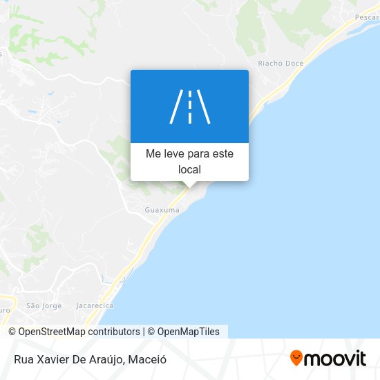 Rua Xavier De Araújo mapa
