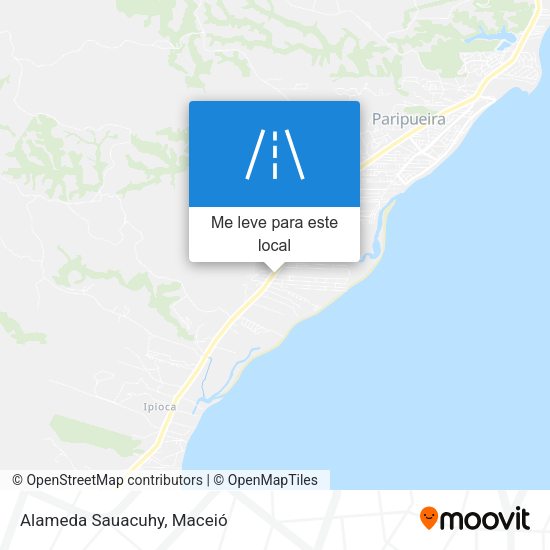 Alameda Sauacuhy mapa