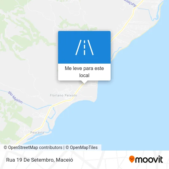 Rua 19 De Setembro mapa