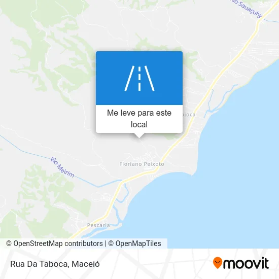 Rua Da Taboca mapa