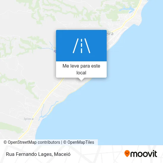 Rua Fernando Lages mapa