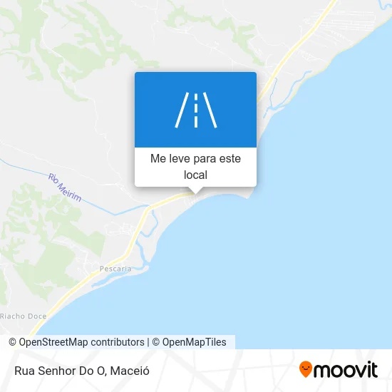 Rua Senhor Do O mapa