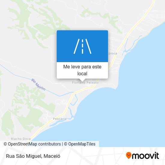 Rua São Miguel mapa