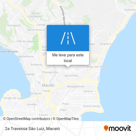 2a Travessa São Luiz mapa