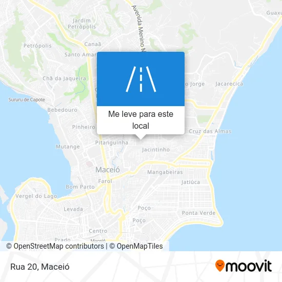 Rua 20 mapa