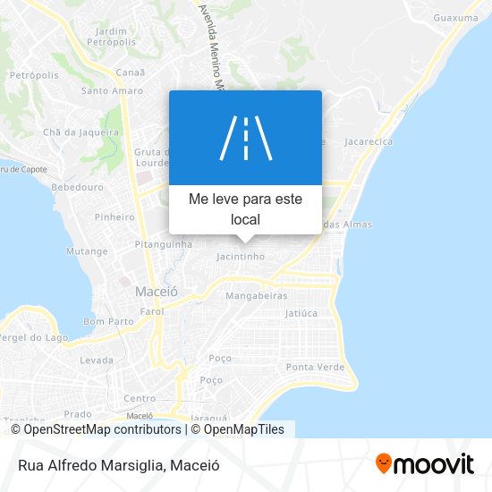 Rua Alfredo Marsiglia mapa