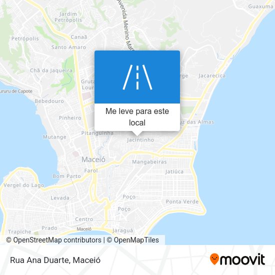 Rua Ana Duarte mapa