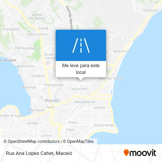 Rua Ana Lopes Cahet mapa