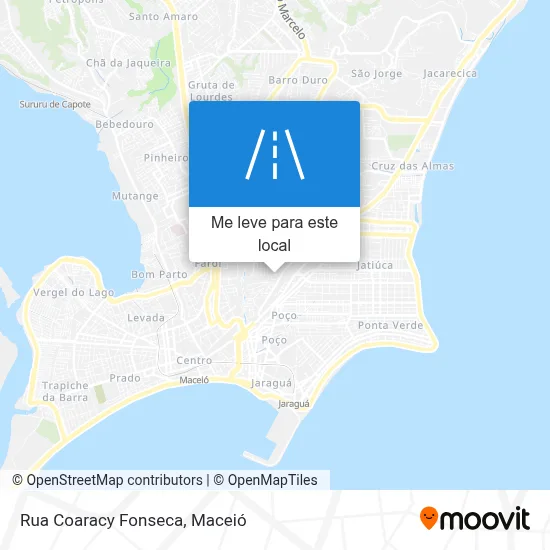 Rua Coaracy Fonseca mapa