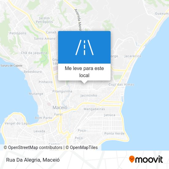 Rua Da Alegria mapa