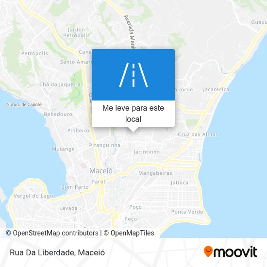 Rua Da Liberdade mapa