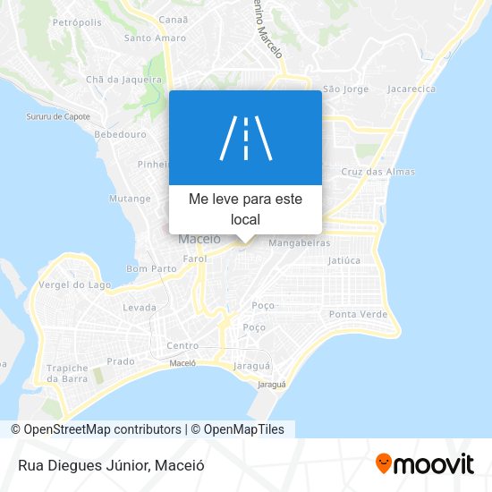 Rua Diegues Júnior mapa