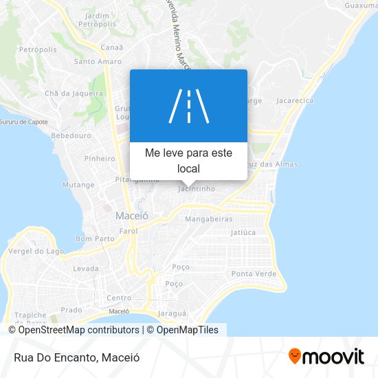 Rua Do Encanto mapa