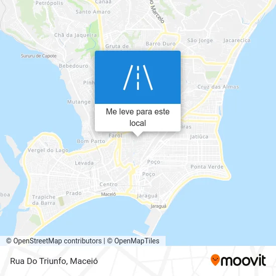 Rua Do Triunfo mapa