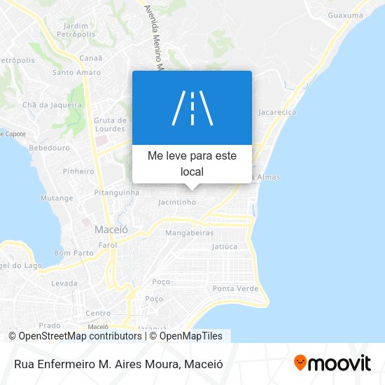 Rua Enfermeiro M. Aires Moura mapa