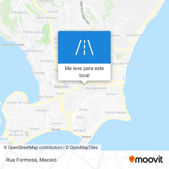 Rua Formosa mapa