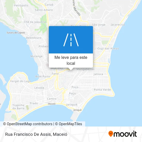 Rua Francisco De Assis mapa
