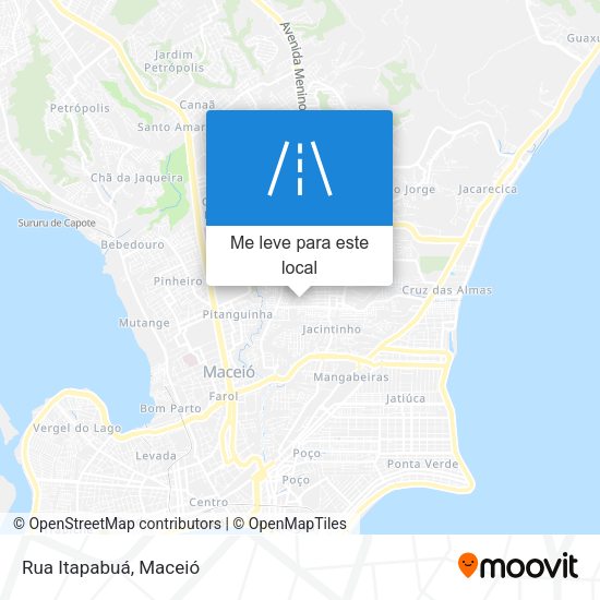Rua Itapabuá mapa