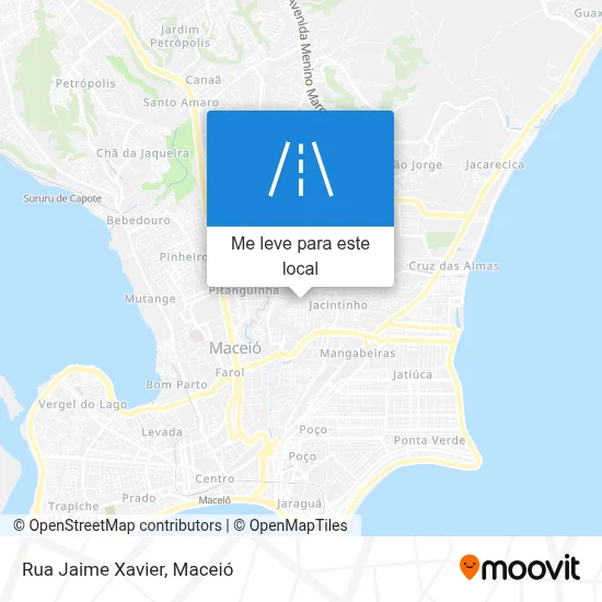 Rua Jaime Xavier mapa