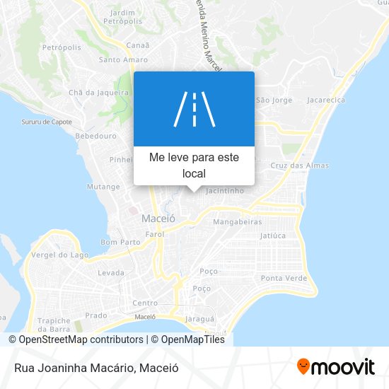 Rua Joaninha Macário mapa