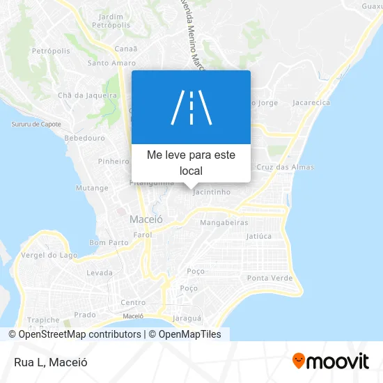 Rua L mapa